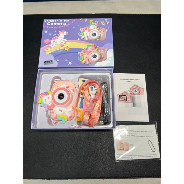 Lot of 1 Kids Digital Camera - Unicorn Design