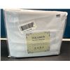 Image 1 : Lot of 1 Tekamon Microfiber Sheet Set - White - Twin XL