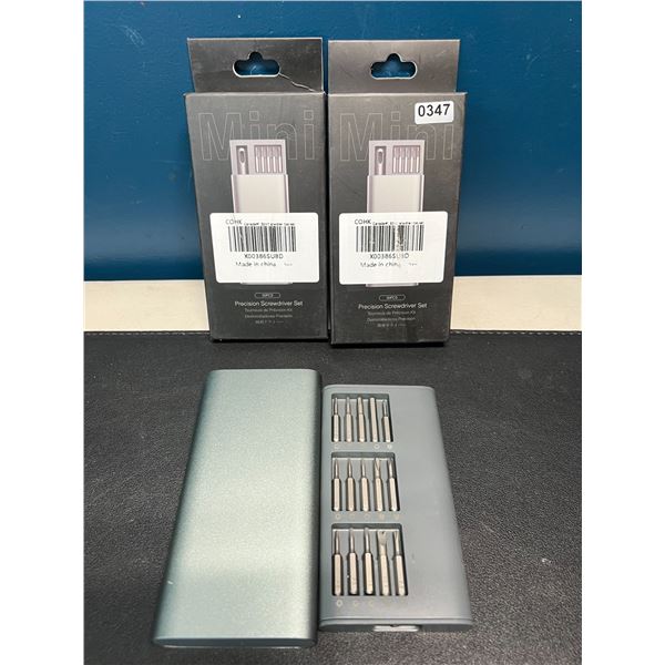 Lot of 2 Precision Screwdriver Tool Sets - 30 PCS each