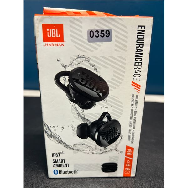 Lot of 1 Pair of JBL EnduranceRace True Wireless Bluetooth Earbuds