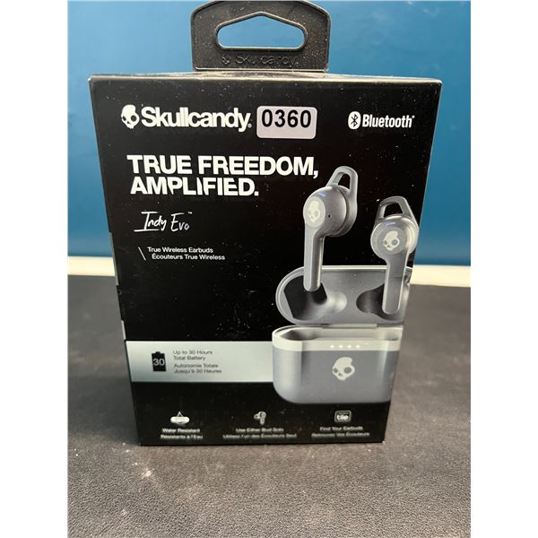 Lot of 1 Pair of Skullcandy Indy Evo Blueotooth Earbuds