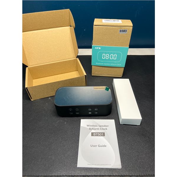 Lot of 2 Bluetooth Speaker/Alarm Clocks