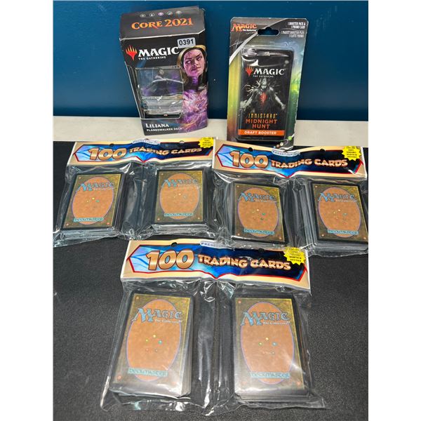 Lot of Assorted Magic The Gathering Trading Cards/Decks/Booster