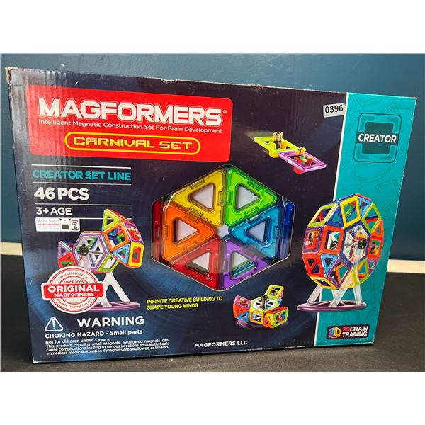 Lot of 1 Magformers 46pc Magnetic Construction Toy Set