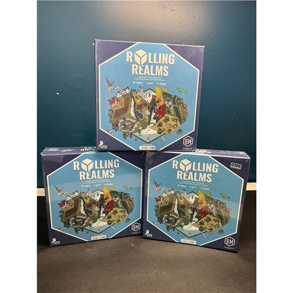 Lot of 3 Rolling Realms Board Games