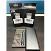 Image 1 : Lot of 2 Precision Screwdriver Tool Sets - 30 PCS each