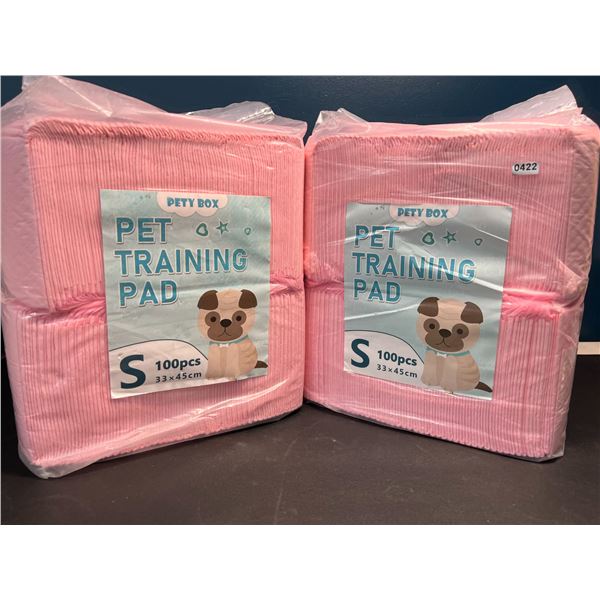Lot of 2 Packs of Pet Training Pads/Puppy Pads - 100PCS per pack!