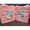 Image 1 : Lot of 2 Packs of Pet Training Pads/Puppy Pads - 100PCS per pack!