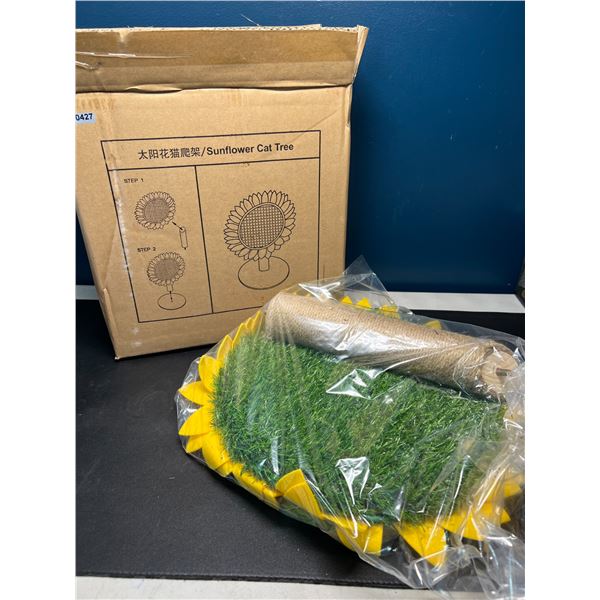 Lot of 1 Sunflower Cat Post Scratching Tree