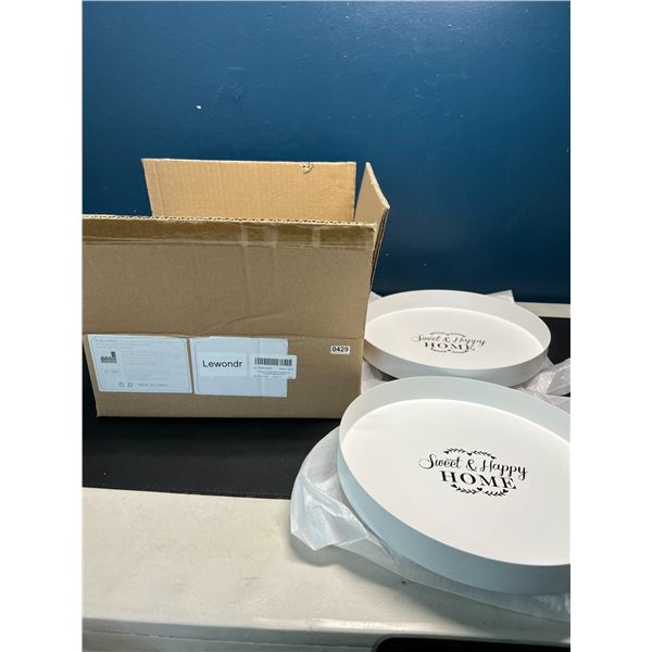 Lot of 1 2-Tier Bathroom Countertop Organizer