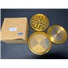 Image 1 : Lot of 1 Extra Large 4-Inch Metal MJ/Bud Grinder - Gold