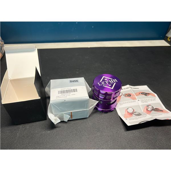 Lot of 2 Aluminum Purple Bud/MJ Grinders