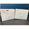 Image 1 : Lot of 2 Glynzak Wireless Bluetooth Over Ear Headphones - 65hr music/talk time! - Rose Gold