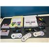 Image 1 : Lot of 2 Super Nintendo Entertainment Systems w/ 2 Games, Cords & Controllers - Used/As Is
