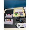 Image 2 : Lot of 2 Super Nintendo Entertainment Systems w/ 2 Games, Cords & Controllers - Used/As Is