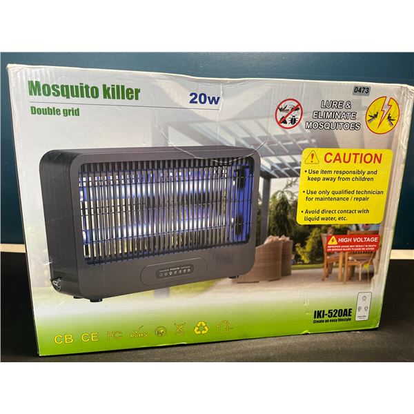 Lot of 1 Large 20W Mosuito Killing Lamp - Lures & Eliminates Flying Bugs!