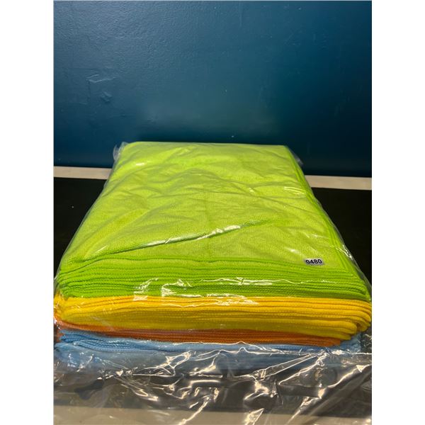 Lot of 1 Multi-Pack of Microfiber Detailing/Cleaning Cloths - 40 Pack