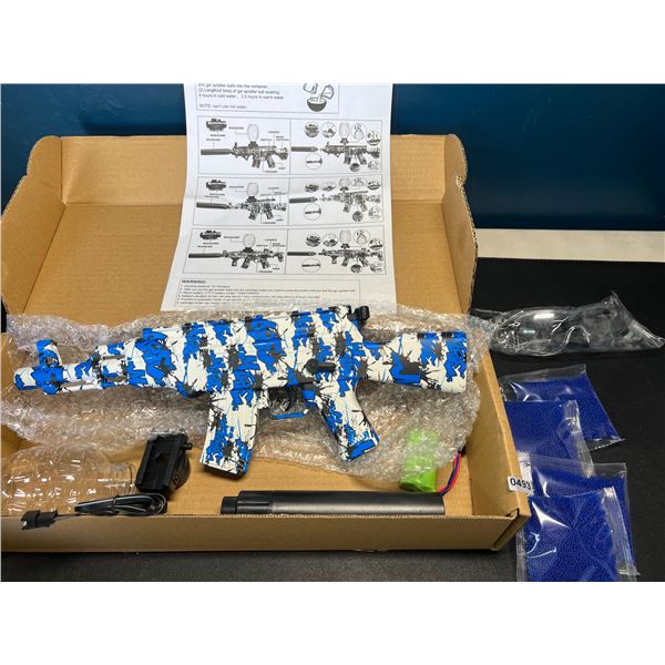Lot of 1 Electric Gel Ball Blaster Gun - Blue Camo