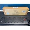 Image 2 : Lot of 1 12-Outlet Power Strip w/ USB Ports