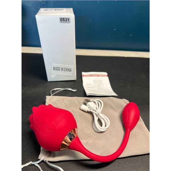 Lot of 1 Tongue Licking Rose Vibrator for Women