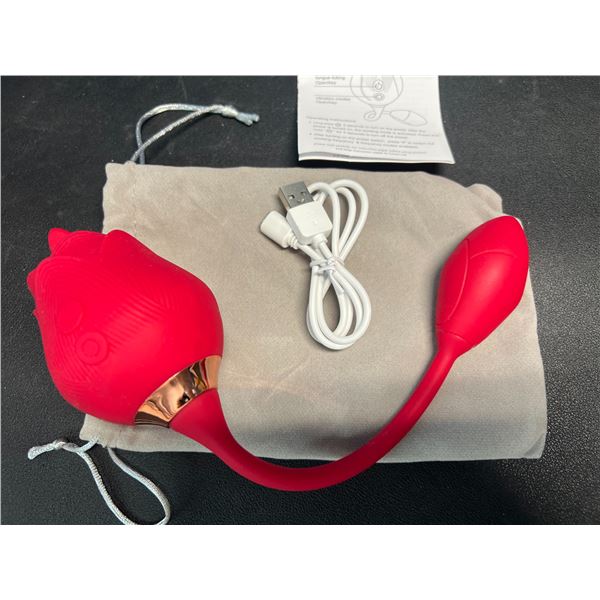 Lot of 1 Tongue Licking Rose Vibrator for Women