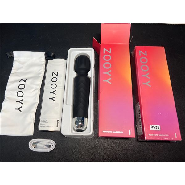 Lot of 2 Zooyy Rechargeable Personal Massagers/Adult Sex Toys for Women - Quiet & Waterpoof