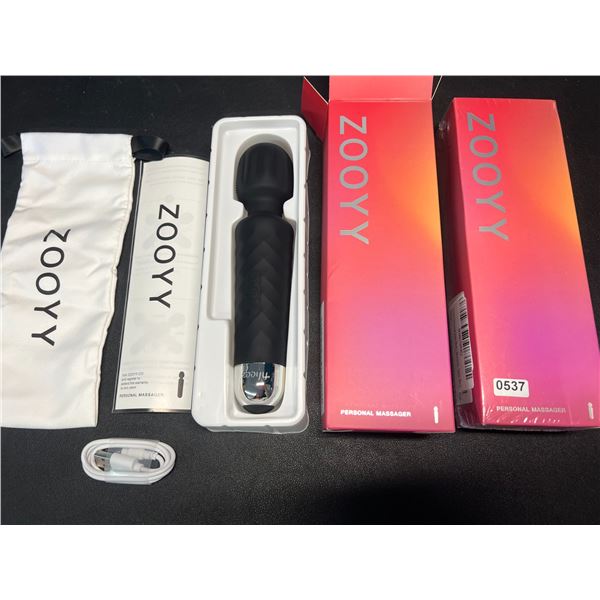 Lot of 2 Zooyy Rechargeable Personal Massagers/Adult Sex Toys for Women - Quiet & Waterpoof