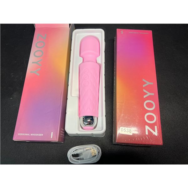 Lot of 2 Zooyy Rechargeable Personal Massagers/Adult Sex Toys for Women - Quiet & Waterpoof