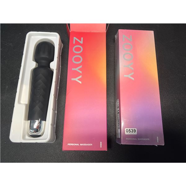 Lot of 2 Zooyy Rechargeable Personal Massagers/Adult Sex Toys for Women - Quiet & Waterpoof