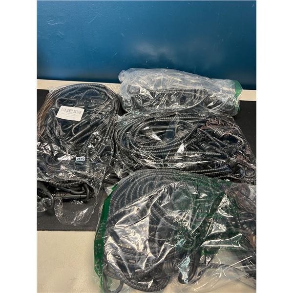 Lot of 4 Multi-Packs of Bungee Cords - 20 PCS per pack