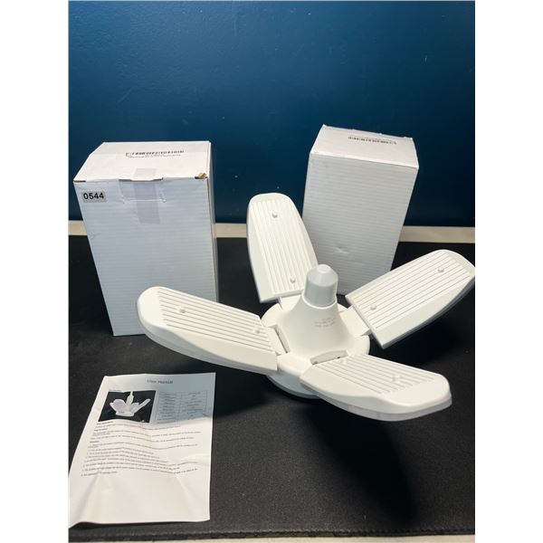 Lot of 2 LED Foldable Ceiling Lights