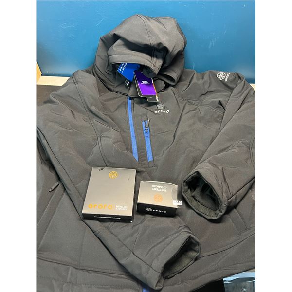 Lot of 1 Ororo Heated Jacket for Men/Women - Size Large - With Powerbank