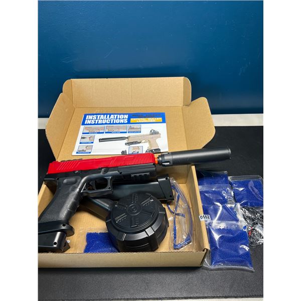 Lot of 1 Electric Automatic Gel Ball Blaster Gun