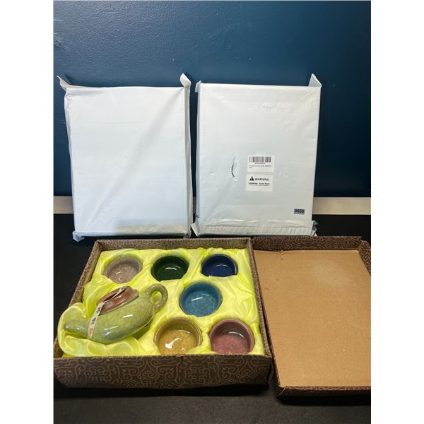 Lot of 3 Tea Sets w/ Mini Teapots