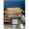Image 1 : Lot of 1 Stainless Steel BBQ Tool Set