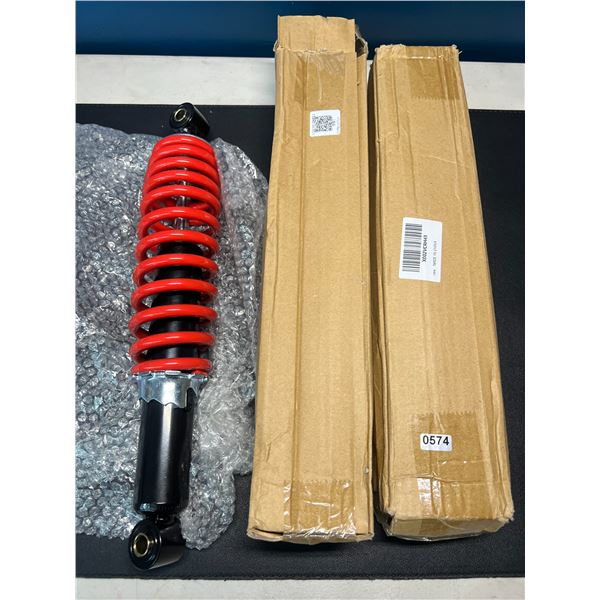 Lot of 2 Universal 13.8in Rear Shock Absorbers - For Dune Buggy's, ATV, Dirt Bikes, etc.