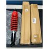 Image 1 : Lot of 2 Universal 13.8in Rear Shock Absorbers - For Dune Buggy's, ATV, Dirt Bikes, etc.