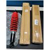 Image 1 : Lot of 2 Universal 13.8in Rear Shock Absorbers - For Dune Buggy's, ATV, Dirt Bikes, etc.