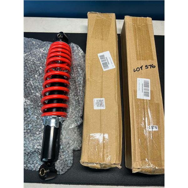 Lot of 2 Universal 13.8in Rear Shock Absorbers - For Dune Buggy's, ATV, Dirt Bikes, etc.