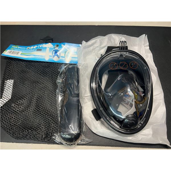 Lot of 1 Full Face Diving/Snorkeling Mask