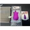 Image 1 : Lot of 1 Tongue Licking Rose Clitoral Vibrator for Women
