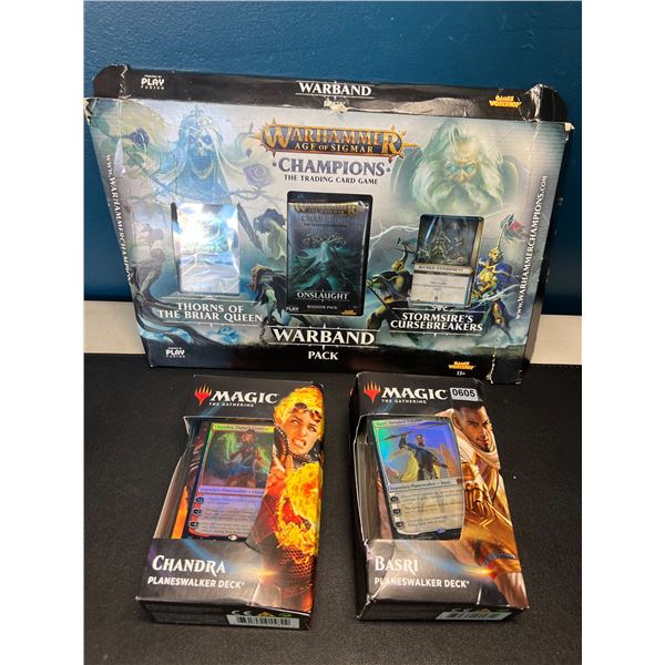 Lot of Assorted Trading Cards/Decks - Magic The Gathering & Warhammer