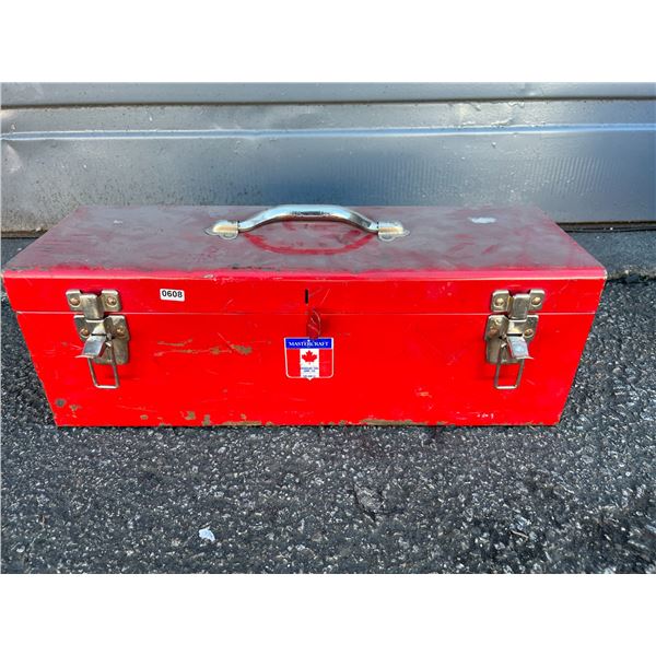 Lot of 1 Tool Box w/ Assorted Tools - Used