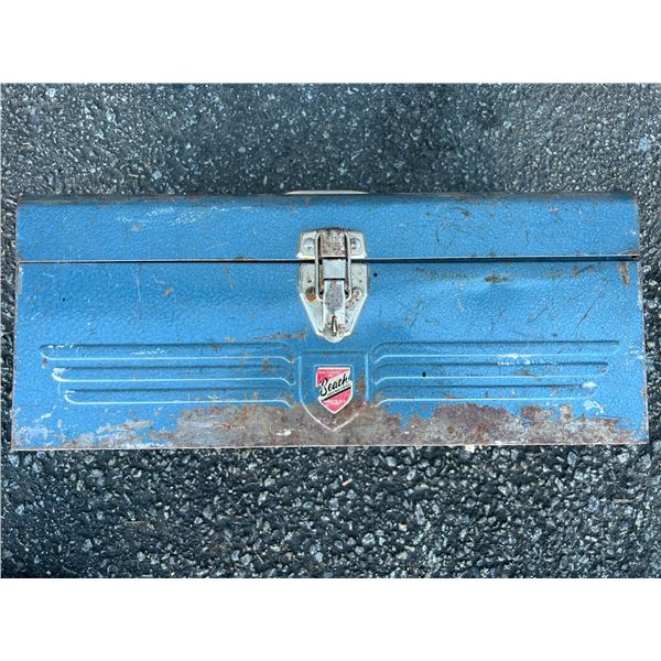 Lot of 1 Tool Box w/ Assorted Tools - Used