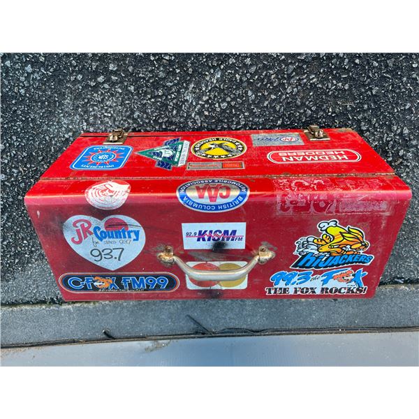 Lot of 1 Tool Box w/ Assorted Tools - Used