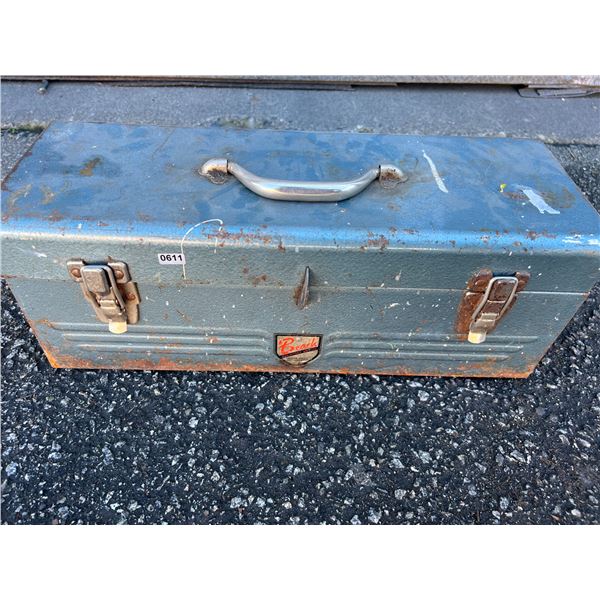 Lot of 1 Tool Box w/ Assorted Tools - Used