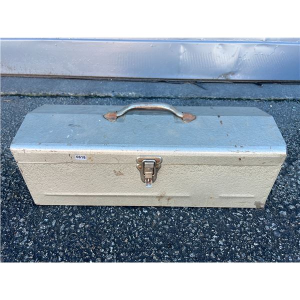 Lot of 1 Tool Box w/ Assorted Tools - Used