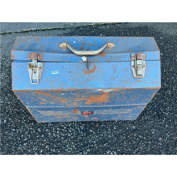 Lot of 1 Tool Box w/ Assorted Tools - Used