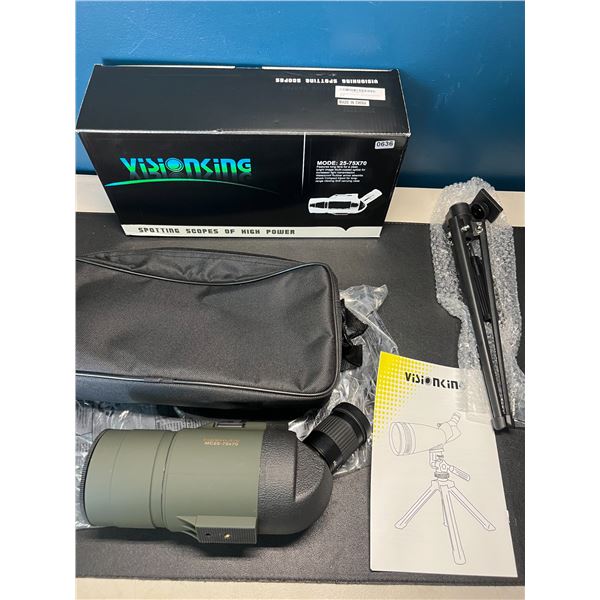 Lot of 1 VisionKing MC25-75x70 Spotting/Hunting Scope - Brand New!