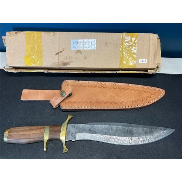 Lot of 1 Damascus Steel Dagger Handmade Knife - 14 Inches